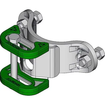 Zámek pro stájové brány JOURDAIN Surlock - půlobjímka pro sloupek 102 mm