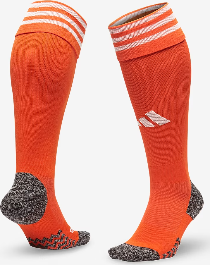 Fotbalové štulpny adidas ADISOCK 23 oranžová/bílá (L - 43 - 45)