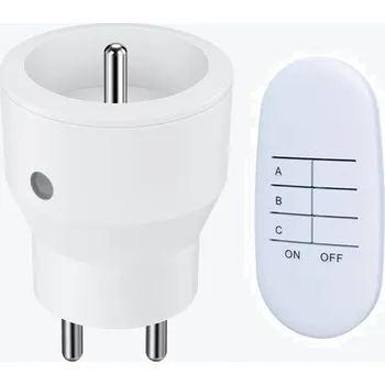 Elektrická zásuvka Dálkově ovládaná zásuvka + 3-kanálový D.O. Kangtai (51285FR+50121)