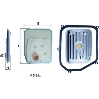 Hydraulický filtr Hydraulický filtr, automatická převodovka KNECHT HX 147KIT