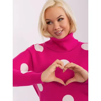 Dámský svetr PM SW PM1023 jumper.24X fuchsiová XXL/XXXL