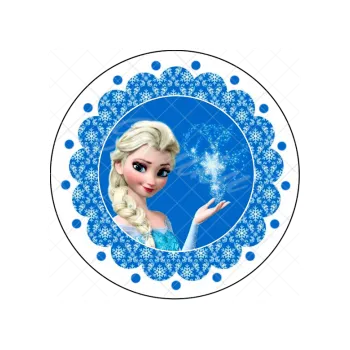 Jedlá dekorace na dort ELZA - květina, VARIANTA Jedlý papír 1810