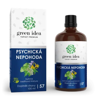 Přírodní produkt GREEN IDEA Psychická nepohoda bezlihová tinktura 100 ml