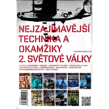 DVD film Nejzajímavější technika a okamžiky 2. Světové války