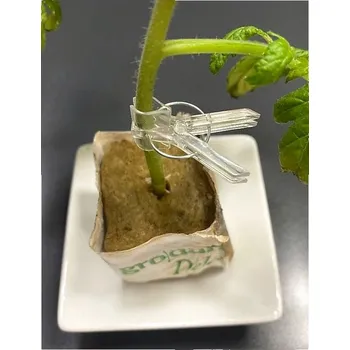 Opora na rostlinu Plastové klipsy s pružinou na roubování rostlin - 20 ks