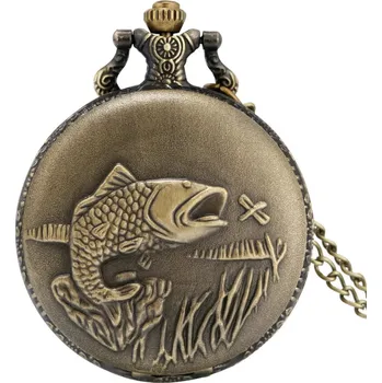 Hodinky ALTRO Kapesní hodinky na řetízku RYBA GTP-3503 Skladem v ČR