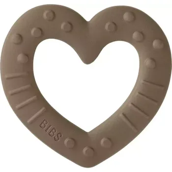 BIBS Baby Bitie kousátko / Heart Dark Oak