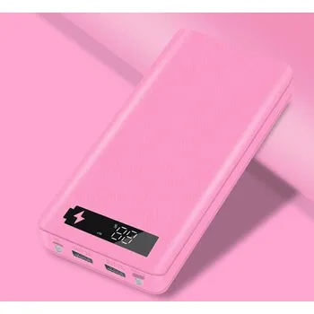 Powerbanka Powerbanka na 8ks 18650 baterie přenosná dual USB