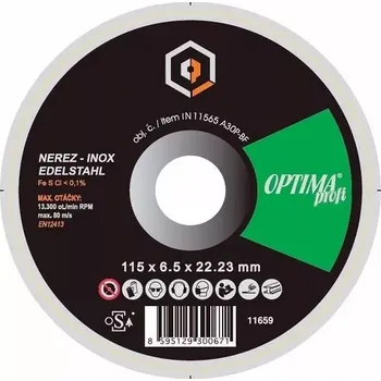 Brusný kotouč Brusný kotouč 115x6,5 OPTIMAprofi Inox