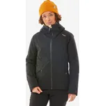 WEDZE Dámská hřejivá a nepromokavá lyžařská bunda 500 XS ČERNÁ