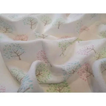 látková plena Potištěná bavlněnná plena 70x70cm Stromy