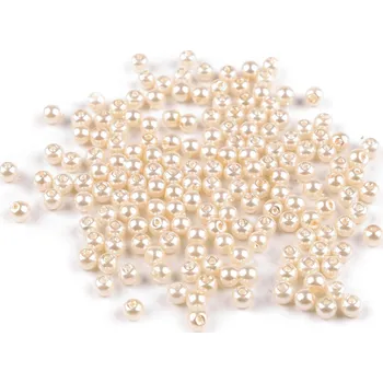 Korálek Skleněné voskové perly Ø4 mm