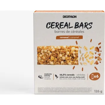 DECATHLON Cereální tyčinka karamelová 6 ks