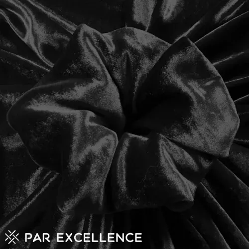 Elastický samet černý