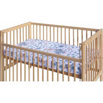 Prostěradlo do postýlky - Scarlett Srneček - tyrkysová 120 x 60 cm (2294)