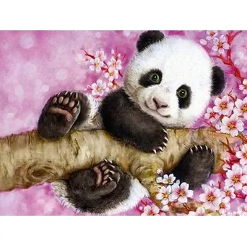 Mozaiková sada DIAMANTOVÁ MOZAIKA PANDA 13 - SLEVA -50%