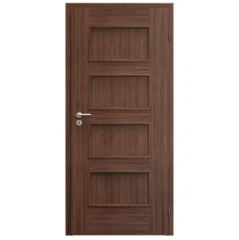 Interiérové dveře SAPELI SWING KOMFORT M19 - DÝHA - OTOČNÉ DVEŘE VČ. ZÁRUBNĚ - Ořech americký Průchozí šířka (cm): 90, Průchozí výška (cm): 197