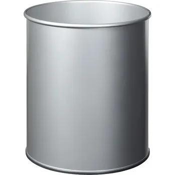 Odpadkový koš Rossignol SAS Odpadkový koš Rossignol Appy 50144, 30 L, ocelový, šedý, RAL 9006, ROS50144