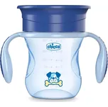 CHICCO Hrneček Perfect 360 s držadly 200 ml modrý 12m+ (06951.200)