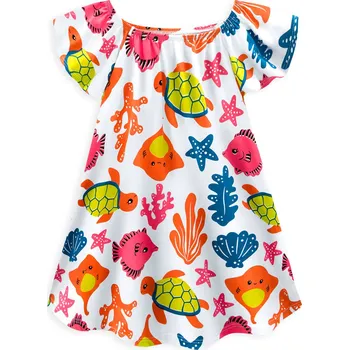 Dívčí šaty Dívčí šaty KYLY SEA WORLD bílé Velikost: 128