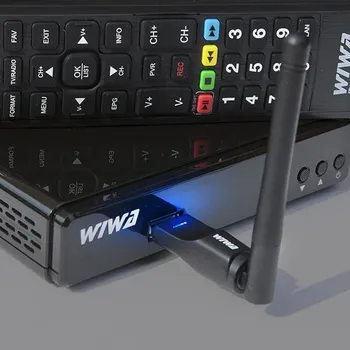 Tuner DVB-T/T2 WIWA H.265 + anténa WiFi USB
