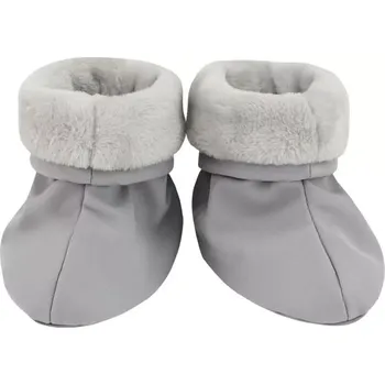 ESITO Capáčky softshell s chlupem šedá/stříbrná velikost 2