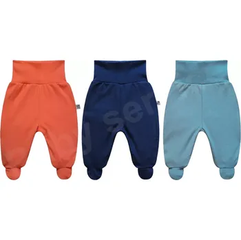 Dupačky Bavlněné polodupačky jednobarevné Medvídci Baby Service oranžová velikost 68