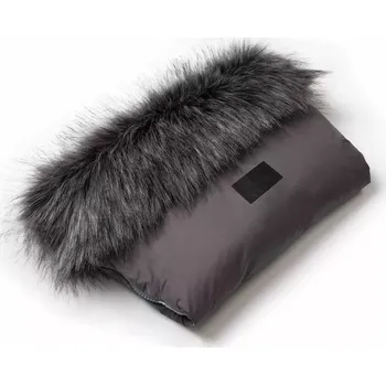 Rukávník s kožíškem JASMINE - tmavě šedý