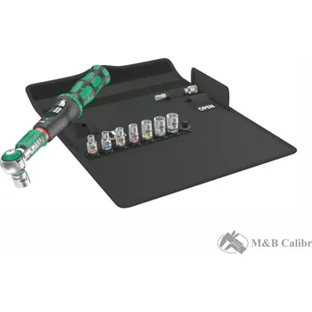 Ruční nářadí Momentový klíč Safe-Torque A 1 s ráčnou 1/4" 2-12 Nm WERA 10 dílná sada