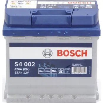 Autobaterie Bosch S4 12V 52Ah 470A 0 092 S40 020
