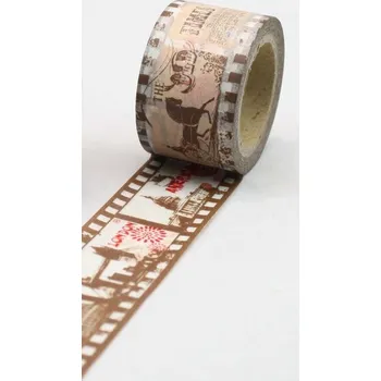 Lepicí páska Creatoys Dekorační lepicí páska - WASHI pásky-1ks filmový pásek