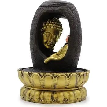 Pokojová fontána Zlatý Buddha 30 cm
