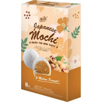 Trvanlivě pečivo Yuki & Love Koláčky Mochi s náplní Arašídová pasta 128g DMT 2026-01-04