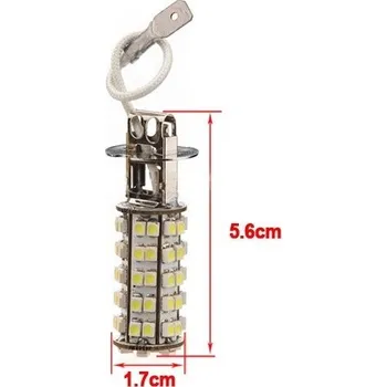 Povinná bezpečnostní výbava Autožárovka H3, 68 SMD LED - Bílá