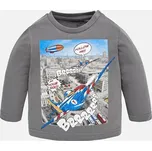 Chlapecké triko s dlouhým rukávem Mayoral 2036 šedé velikost 86