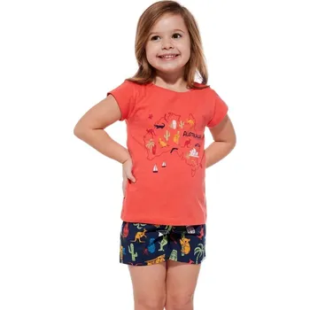 Dívčí pyžamo Dívčí pyžamo CORNETTE.1624 AUSTRALIA korálová 158/164 0