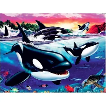 Diamantové malování HUACAN DIAMOND PAINTING - DIAMANTOVÁ MOZAIKA - KOSATKA 02