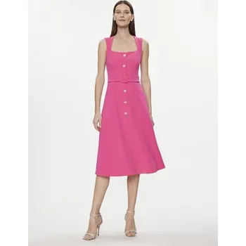 Dámské šaty Nissa Koktejlové šaty RC14788 Růžová Slim Fit 42