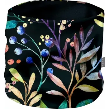 Nákrčník Dětský nákrčník Unuo fleec Basic Podzimní bobule oboustranný