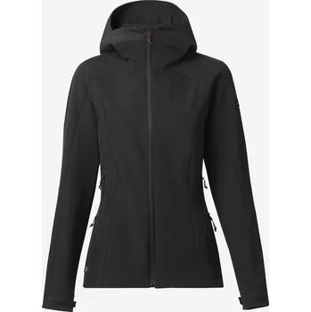 Dámská softshellová bunda FORCLAZ Dámská turistická softshellová větruodolná bunda MT 500 M ČERNÁ