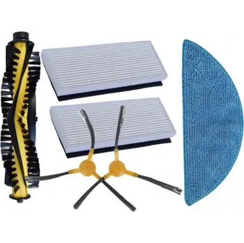 Sada příslušenství pro robotický vysavač HEPA filtry, kartáče a mop pro robotický vysavač CONCEPT VR3000, sada 6ks