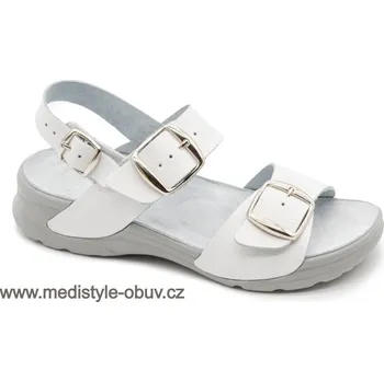 Dámská zdravotní obuv MEDISTYLE BERTA 3BER-T21 sandál bílý, bílá - 39