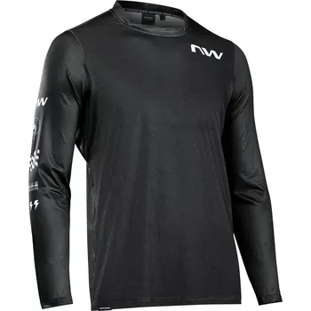 cyklistický dres Pánský cyklistický dres NorthWave Bomb Jersey Long Sleeves XL
