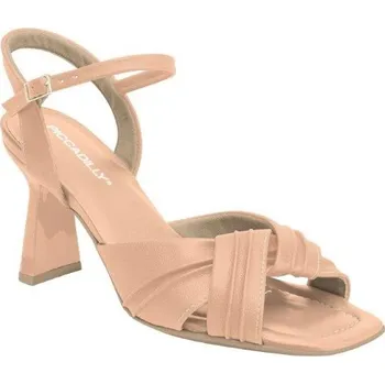 Dámské sandále Piccadilly 655119-5 Dámské sandály na podpatku růžové 39