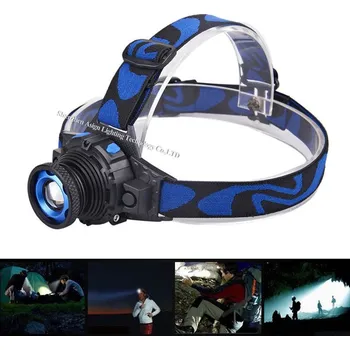Čelovka Headlamp Cree Q5 vodotěsná LED čelovka vysoký jas integrovaná Li-ion baterie 3 Mody Zoom