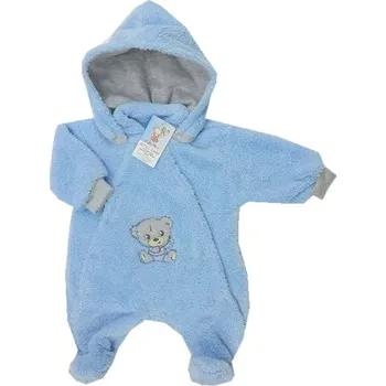 dívčí zimní kombinéza Zimní overal Lama Medvídek světle modrý velikost 68