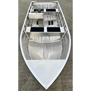 Člun boat007.cz hliníkový svařovaný člun V 460 + konzole řízení