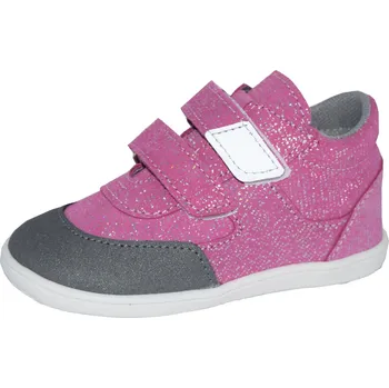 Dětská treková obuv Jonap dívčí obuv 051 sv růžová tisk Barva: růžová, Velikost: 18