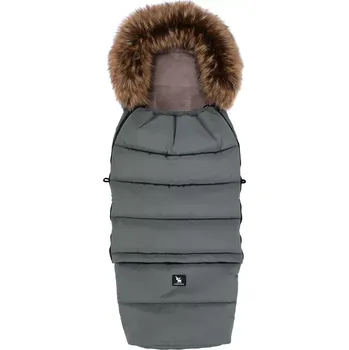 Zimní fusak Cottonmoose Combi Jungle Green+kožešina hnědá