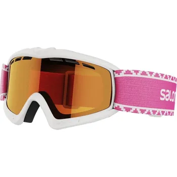 Sjezdové lyžování Brýle Salomon Kiwi Access Junior White/Universal/Tonic Orange L39911100